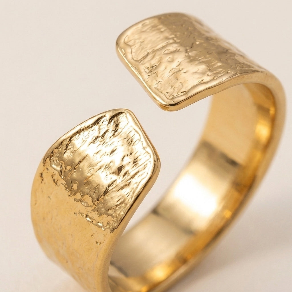 Wide Polished Band Ring