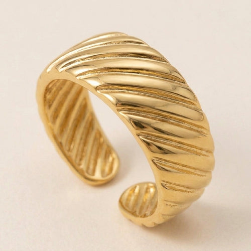 Diagonal Texture Ring