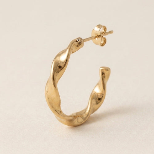 Classic Sculpted Twist Earrings