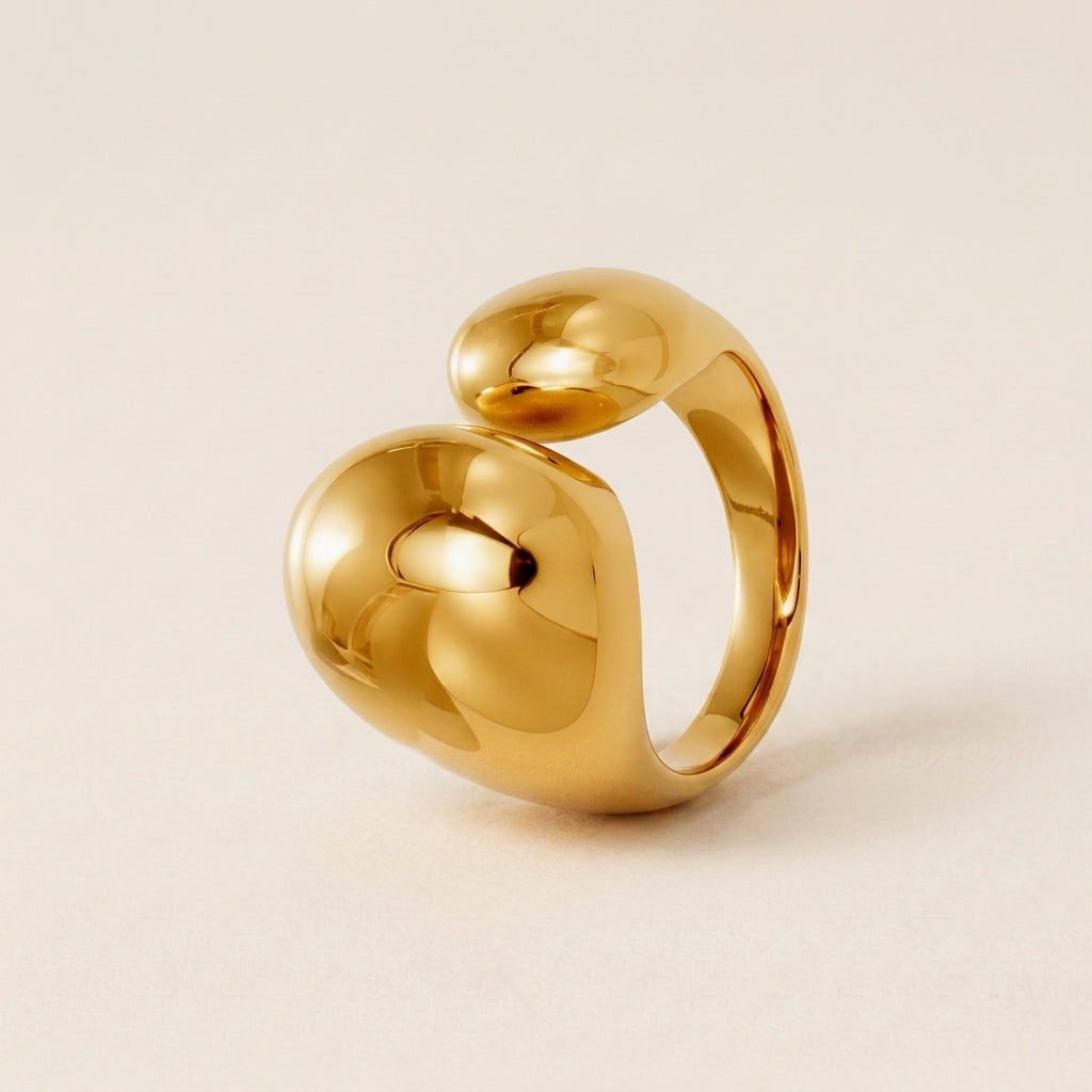 Chunky Dome Gold Ring