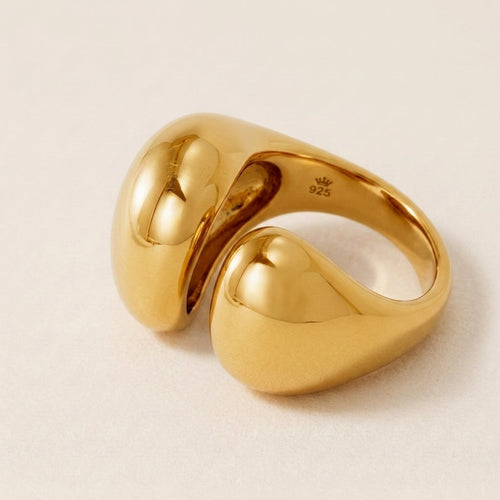 Chunky Dome Gold Ring