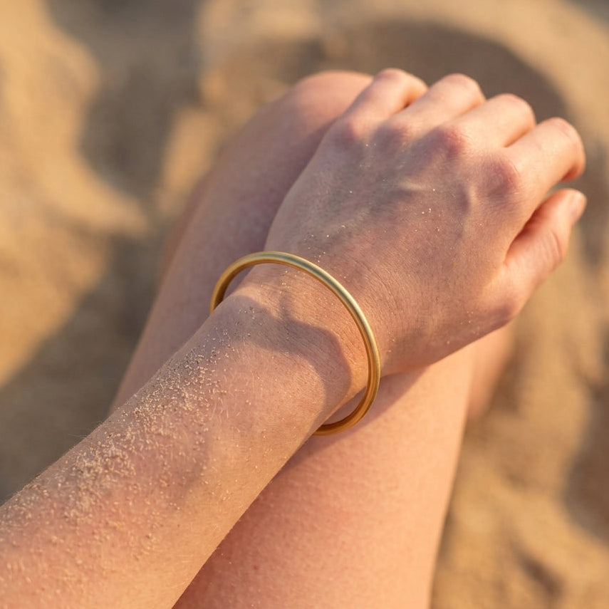 Minimalist Gold Bangle
