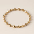 Classic Gold Beaded Bracelet