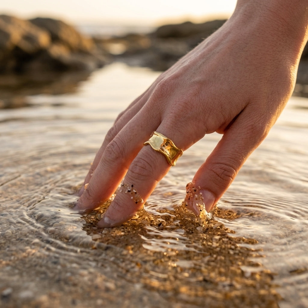 Adjustable Stainless Steel Open Ring
