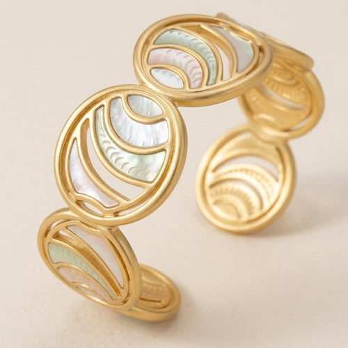 Colorful Enamel Cuff Bracelet