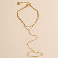 Double Chain Sequin Hand Chain