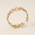 Star Hollow Open Bangle