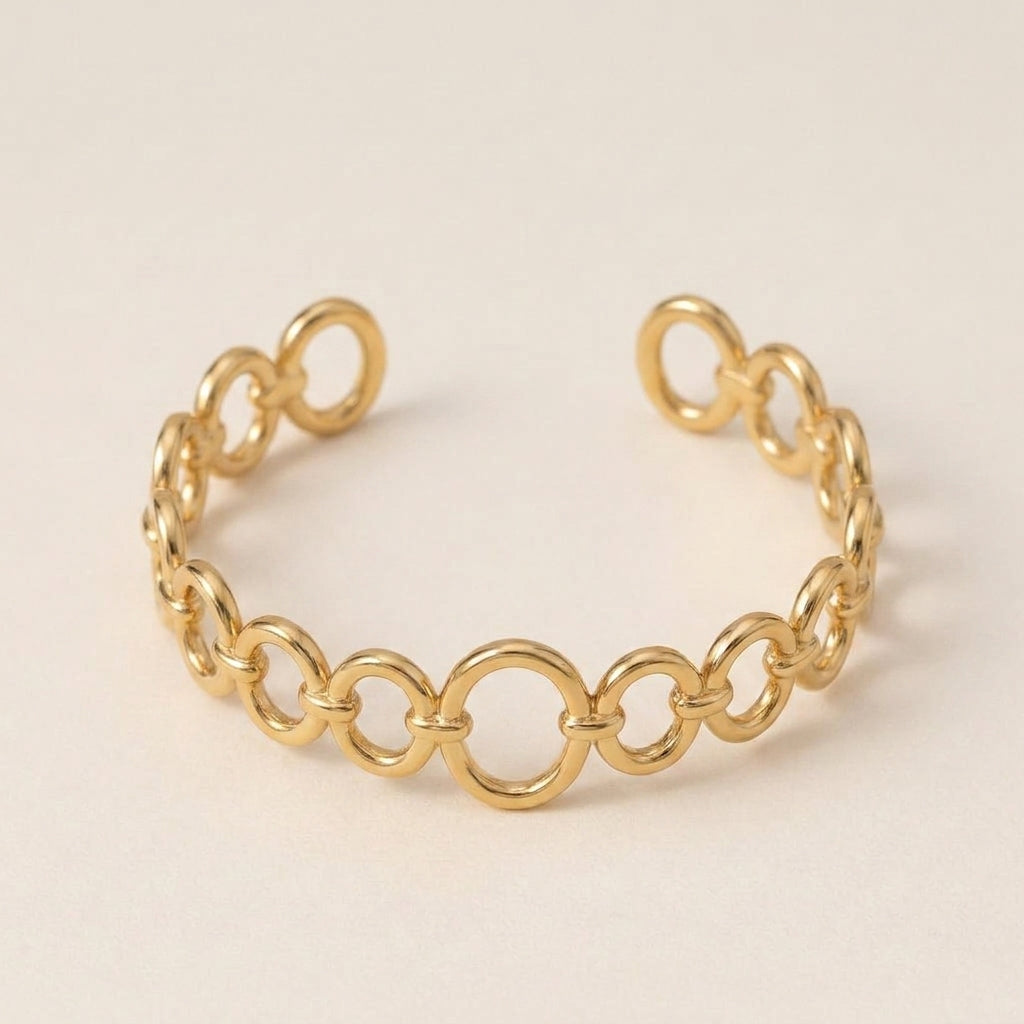 Geometric Interlock Bangle