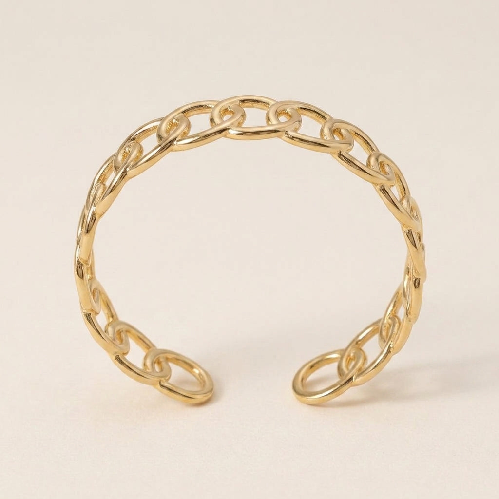 Interlocking Ring Bangle