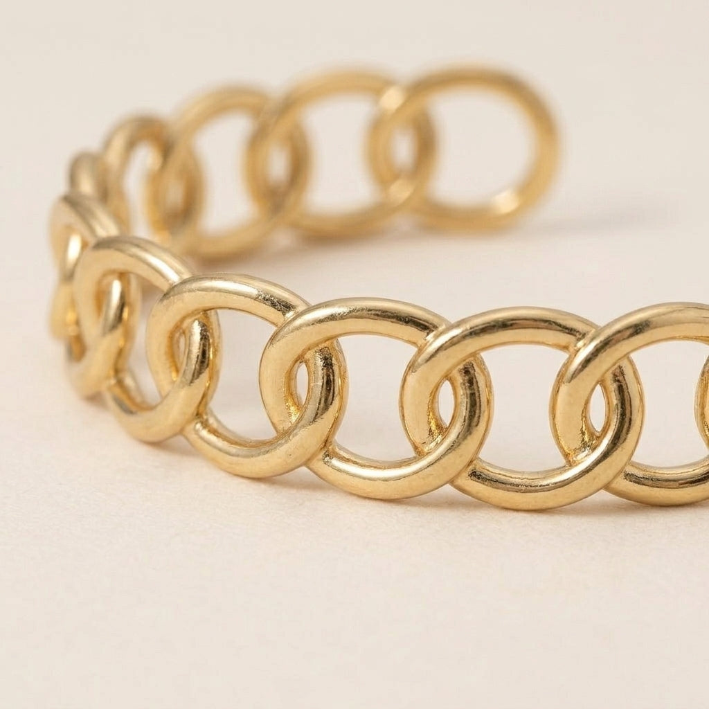 Interlocking Ring Bangle
