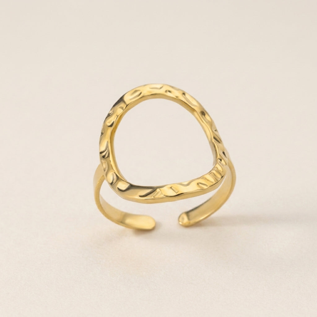 Crinkled Texture Ring