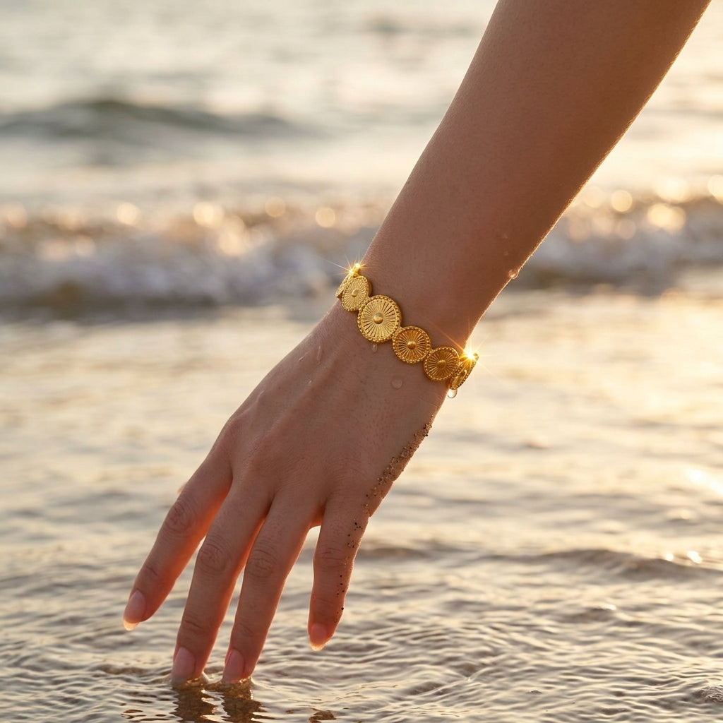 Elegant Sunny Charm Bracelet