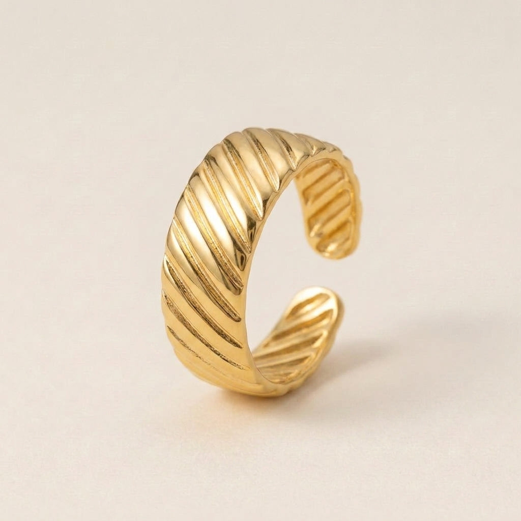 Diagonal Texture Ring