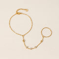 Zirconia Hoop Hand Chain