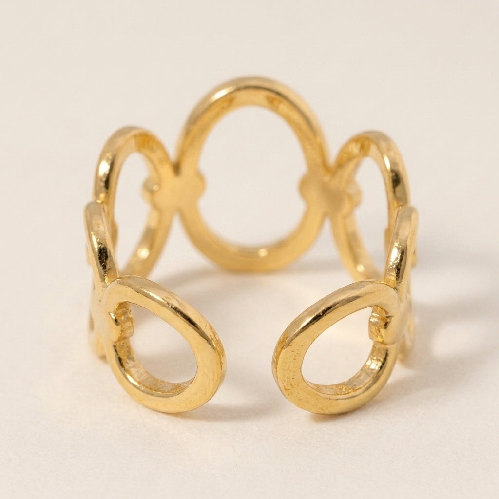 Oval Chain Link Ring