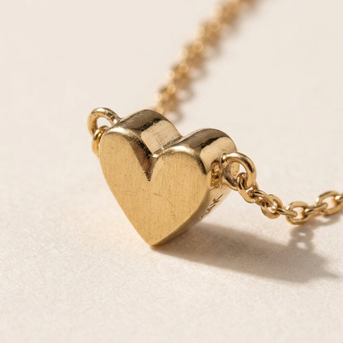 Delicate Petite Heart Chain