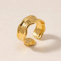Adjustable Stainless Steel Open Ring