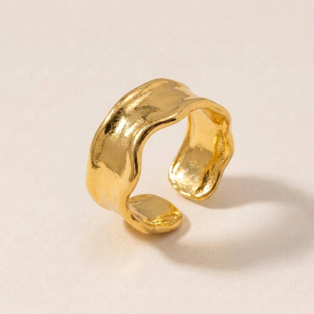 Adjustable Stainless Steel Open Ring