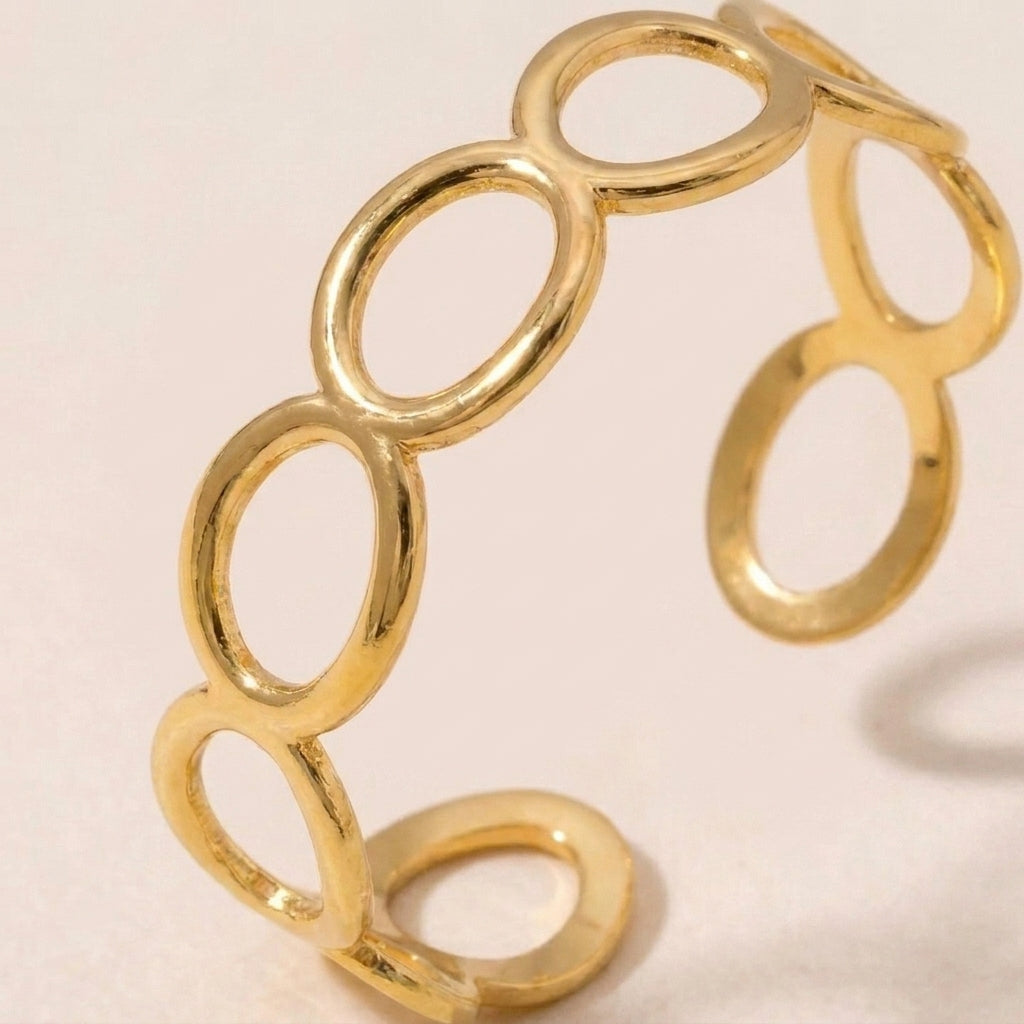 Minimalist Open Cuff Bangle Bracelet