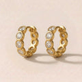 Stainless Steel Opal Pearl Ear Cuffs
