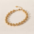 Gold Bead Chain Bracelet