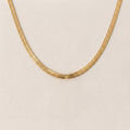 Flat Snake Bone Necklace