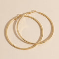 Stainless Steel Round Hoop Earrings