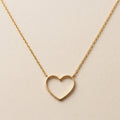 Minimalist Heart Chain Necklace