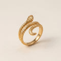 Minimalist Coiled Snake Ring