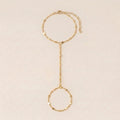 Elegant Gold Hand Chain Bracelet