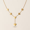 Elegant V‑Shaped Heart Necklace