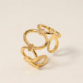 Oval Chain Link Ring