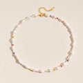 Shell & Rainbow Bead Necklace