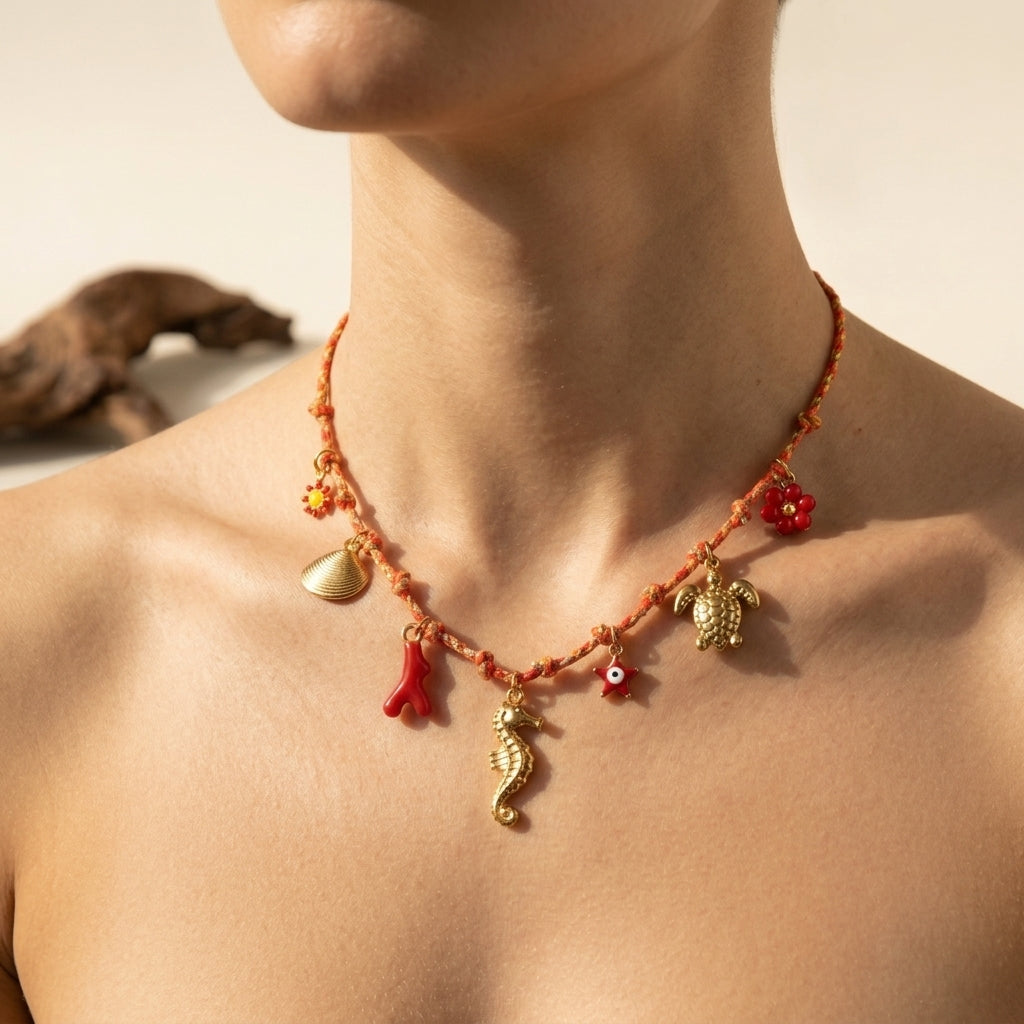 Sea Life Charm Necklace