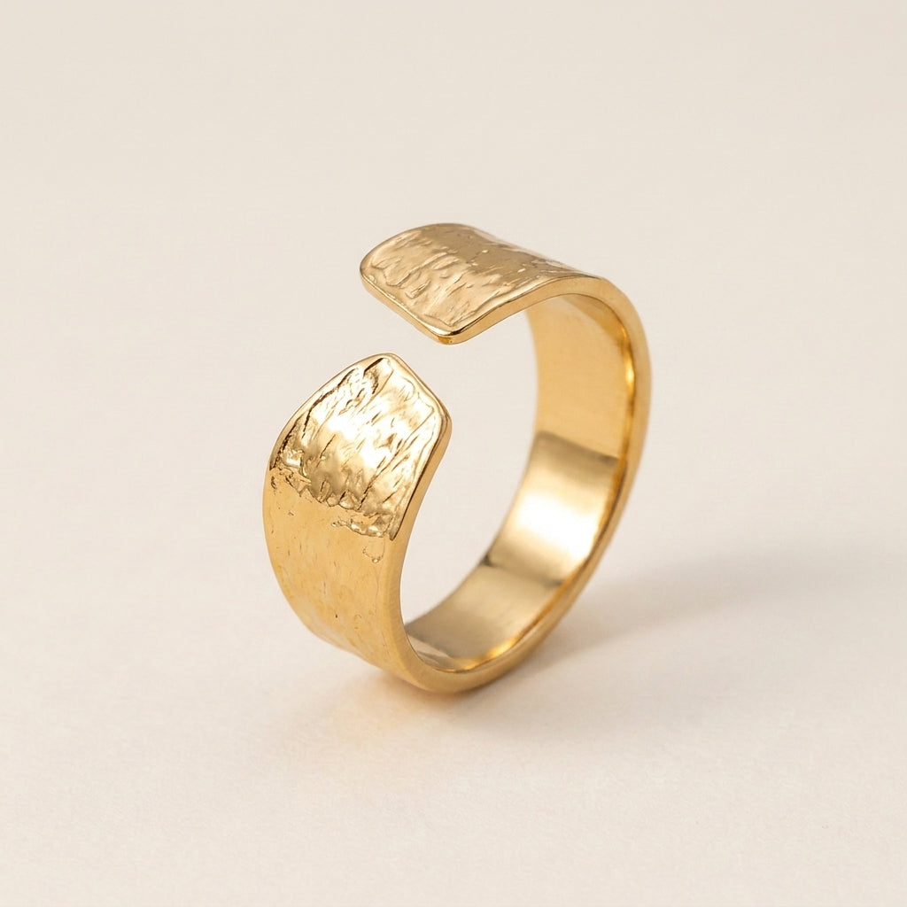 Wide Polished Band Ring