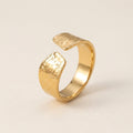 Wide Polished Band Ring