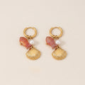 Scallop & Fish Drop Earrings