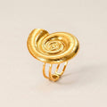 Conch Shell Gold Ring