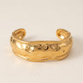 Minimalist Wave Cuff Bracelet