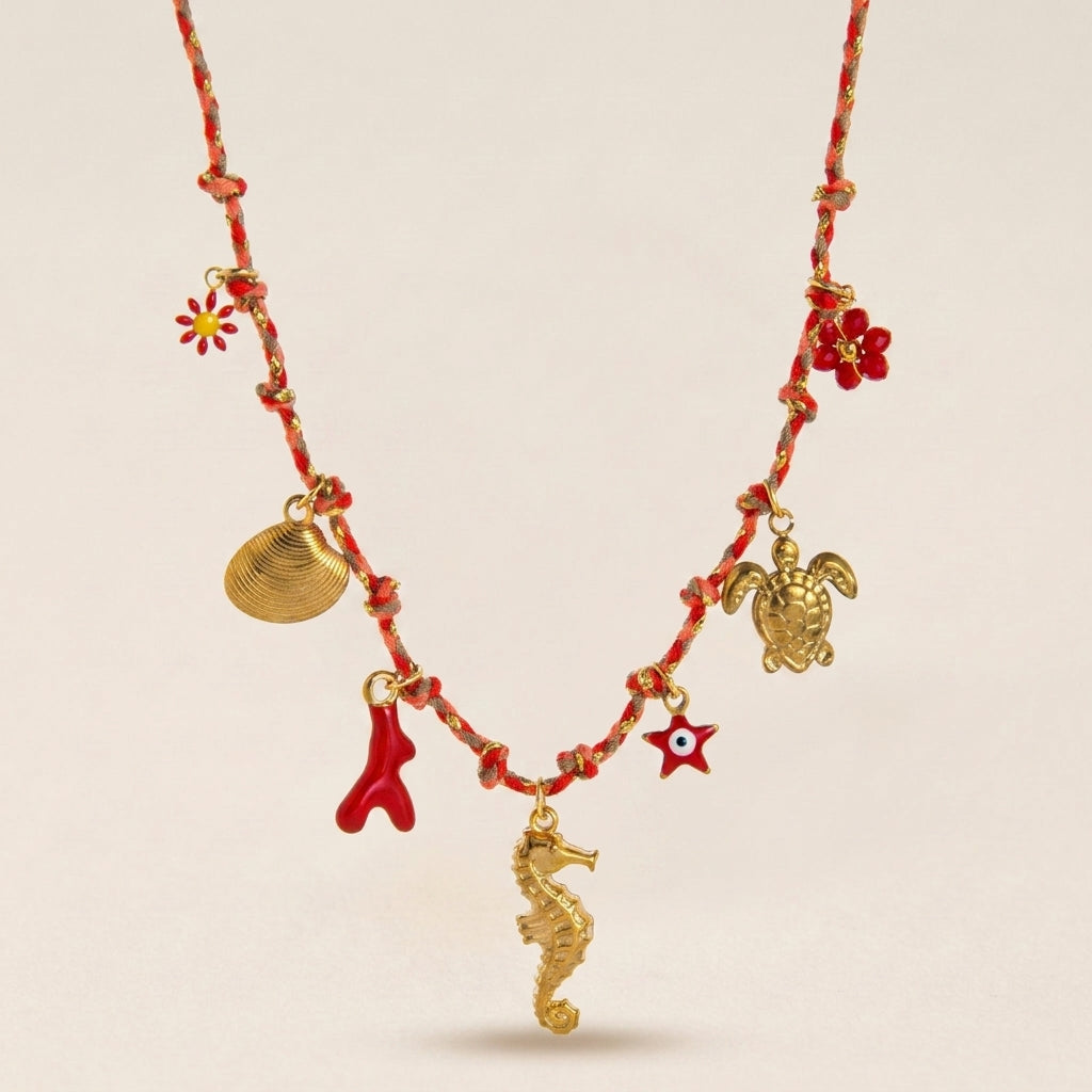Sea Life Charm Necklace