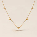 Minimalist Multi‑Heart Necklace