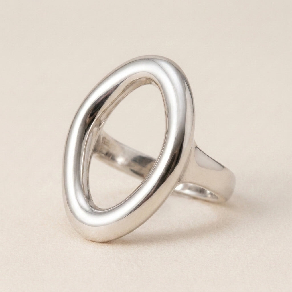 Large Oval Gold Ring
