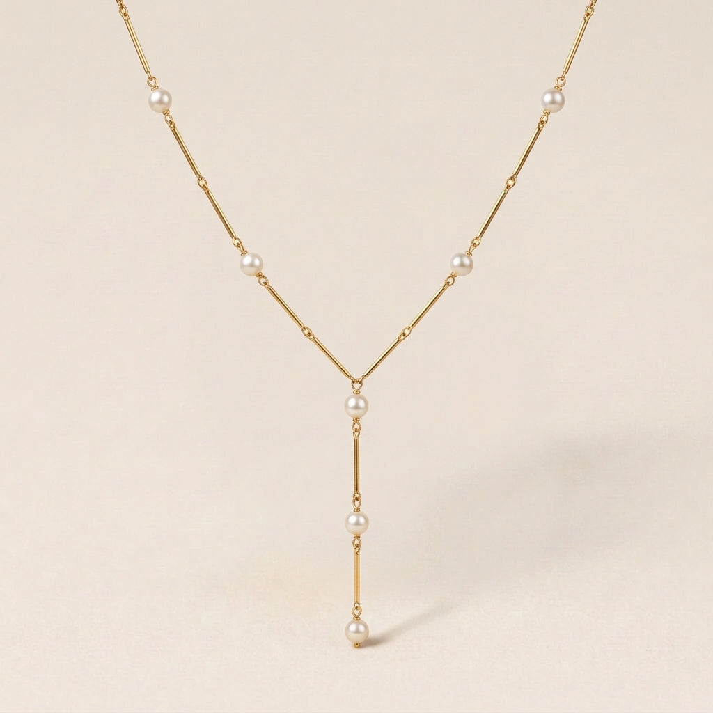 Long Pearl Necklace