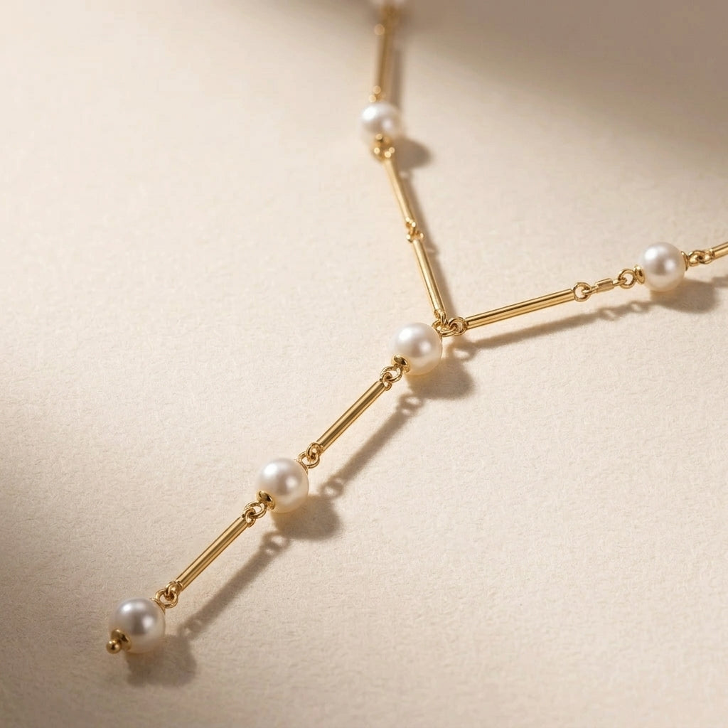 Long Pearl Necklace