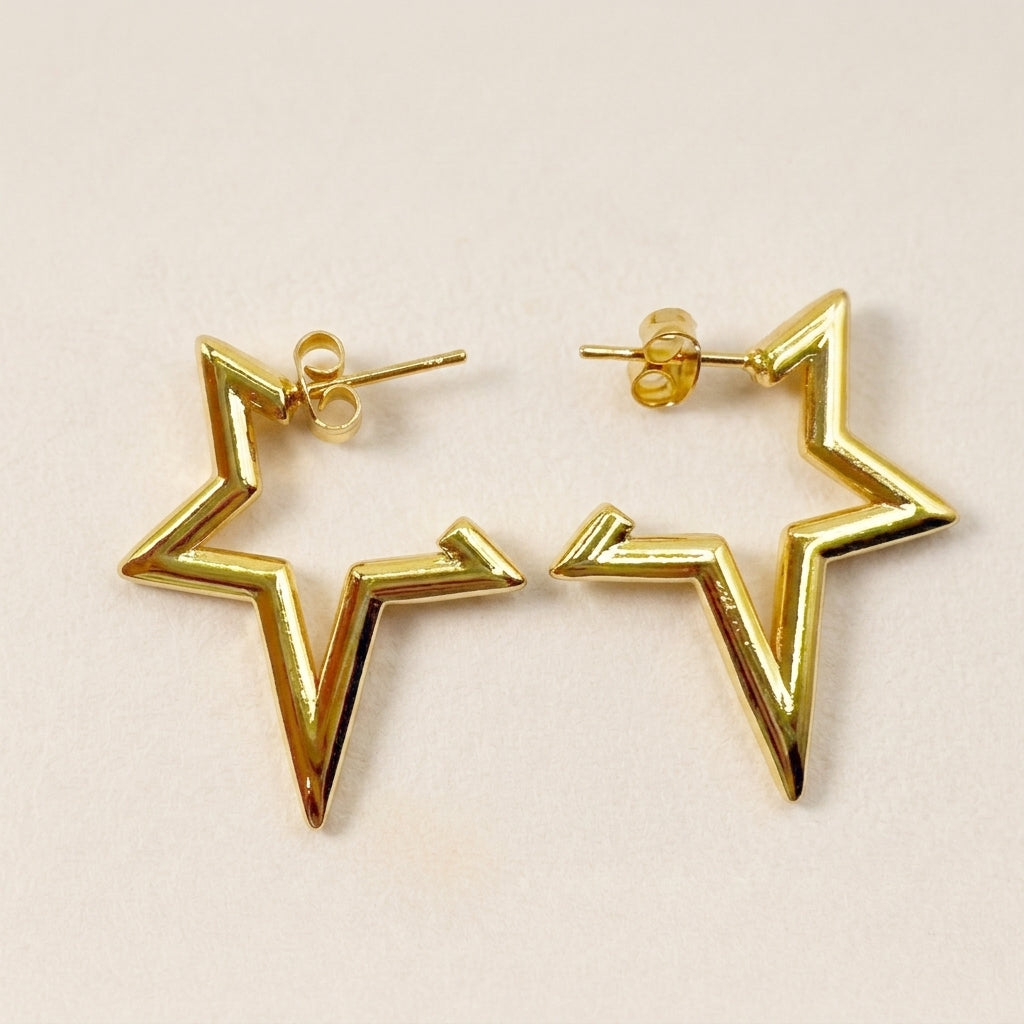 Elegant Sparkle Hoop Earrings
